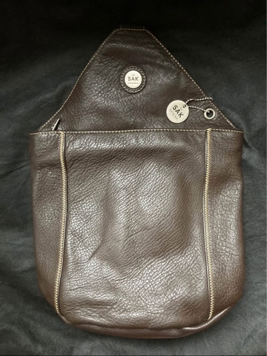 The Sak Handbags - THE SAK vintage brown leather sling bag